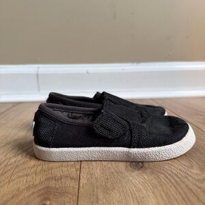 TOMS Baby Toddler Kids Slip On Shoes Black Size 8c